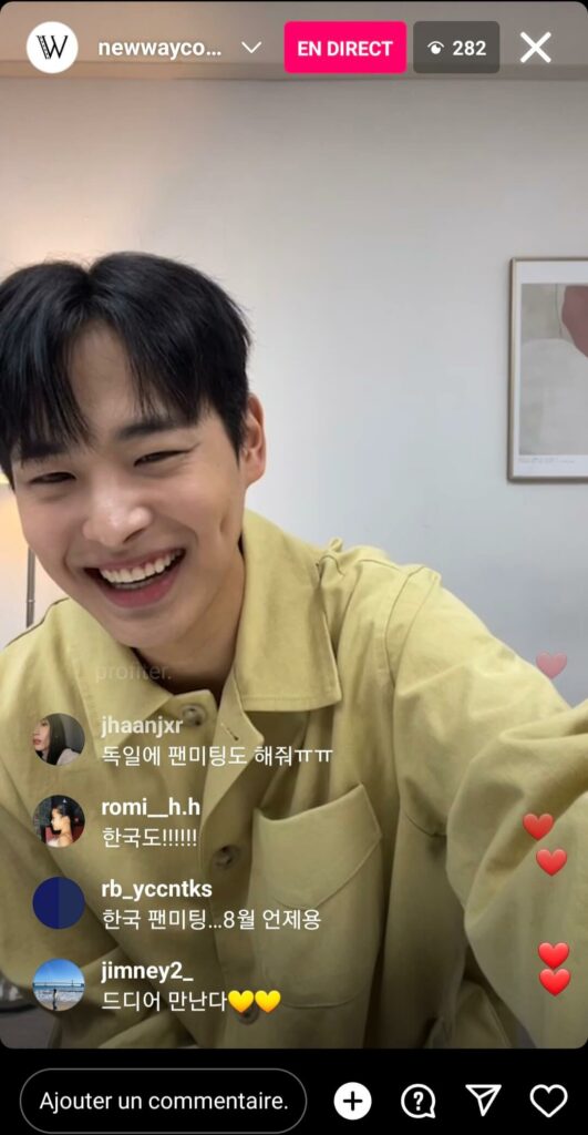 newwaycompany - instalive du 01/06/2023 - CHOI Byung-chan