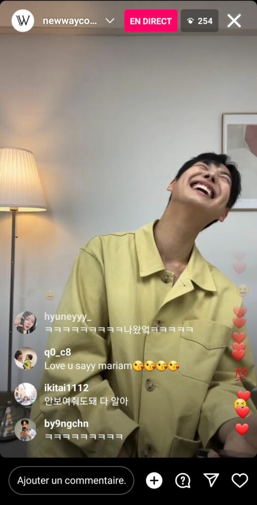 newwaycompany - instalive du 01/06/2023 - CHOI Byung-chan