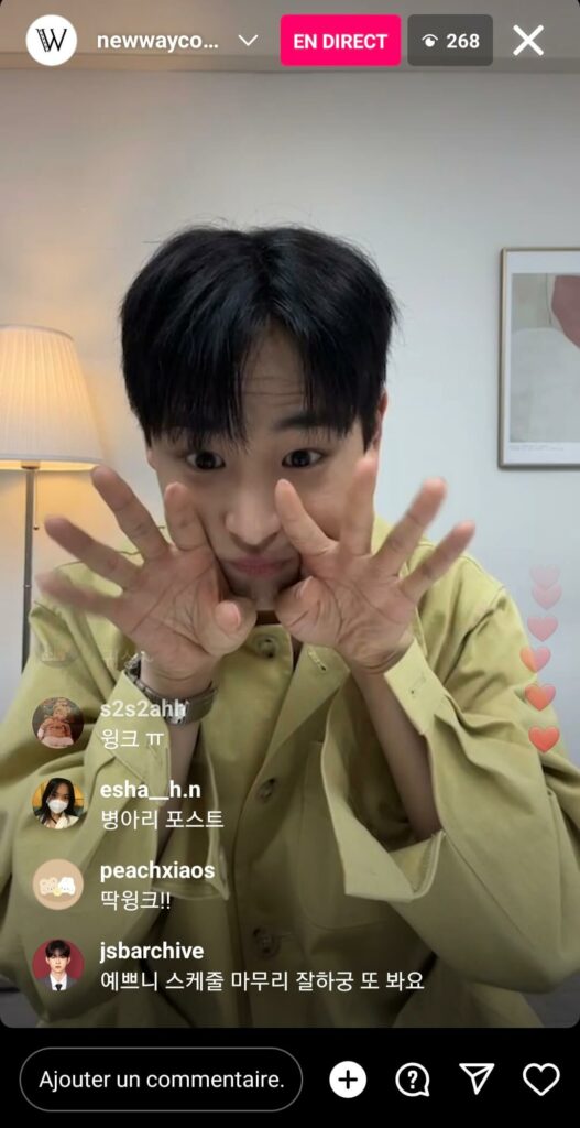 newwaycompany - instalive du 01/06/2023 - CHOI Byung-chan