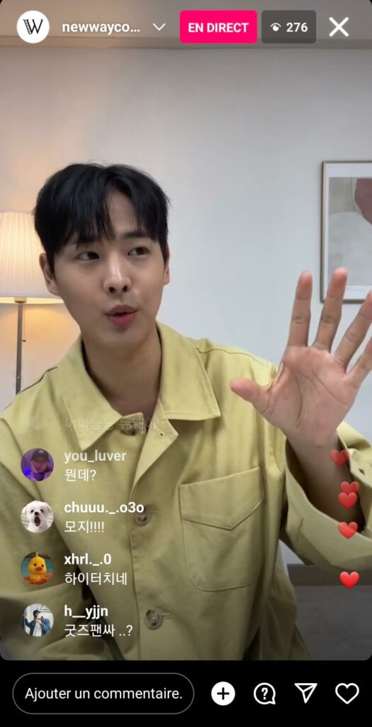 newwaycompany - instalive du 01/06/2023 - CHOI Byung-chan