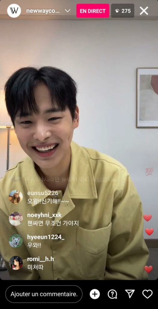 newwaycompany - instalive du 01/06/2023 - CHOI Byung-chan