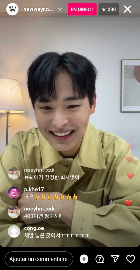 newwaycompany - instalive du 01/06/2023 - CHOI Byung-chan