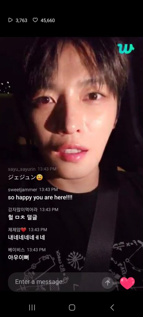 Weverse KIM JAE JOONG 23/06/2023