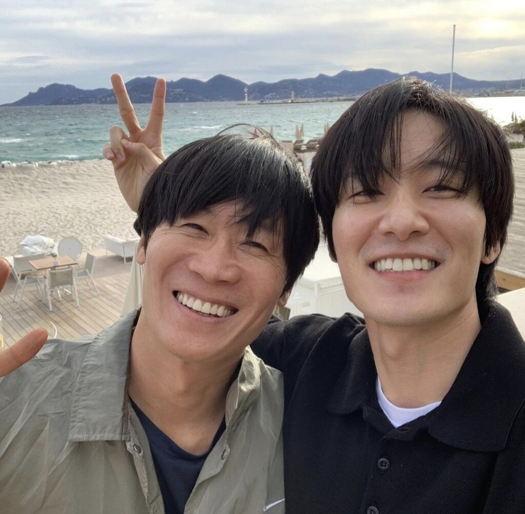 |knuababoda96 - Instagram - Jin Sun-kyu et Chang Ryul à Cannes - 2023