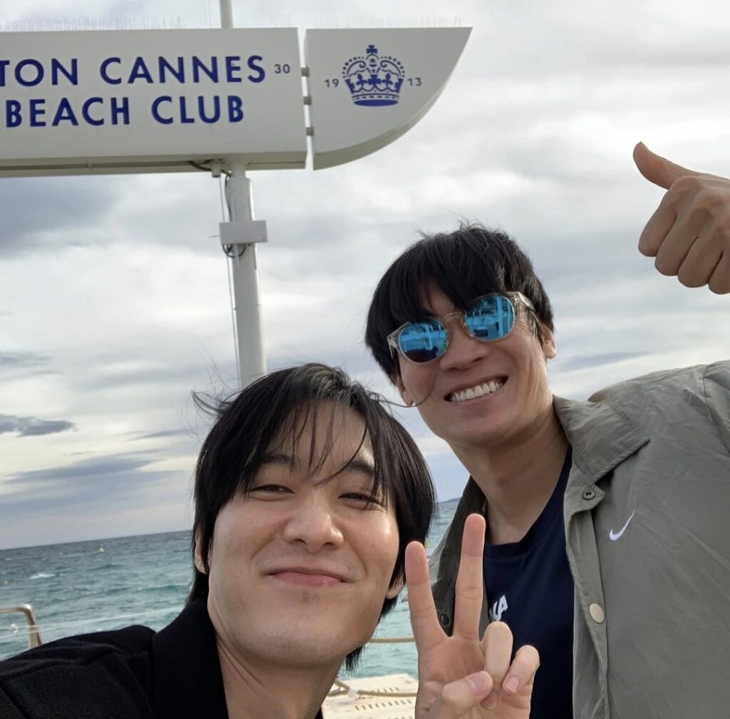 |knuababoda96 - Instagram - Jin Sun-kyu et Chang Ryul à Cannes - 2023