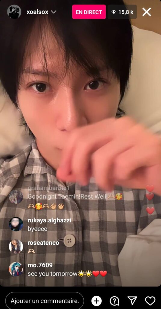 Instalive du 29/07/2023 Tamin