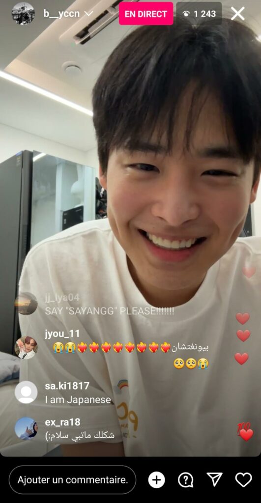 |instalive 15 06 2023 Choi Byung-chan
