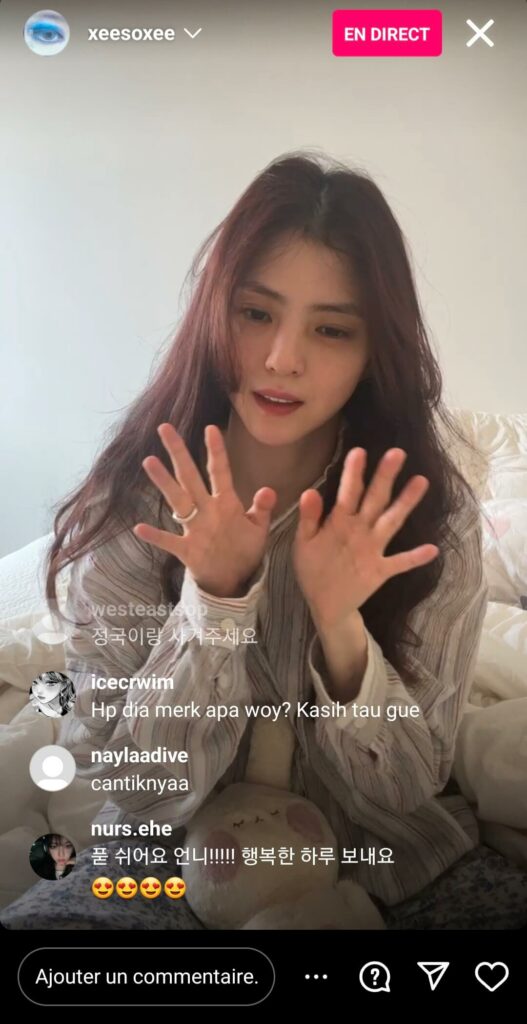 |xeesoxee - instalive du 04 08 2023