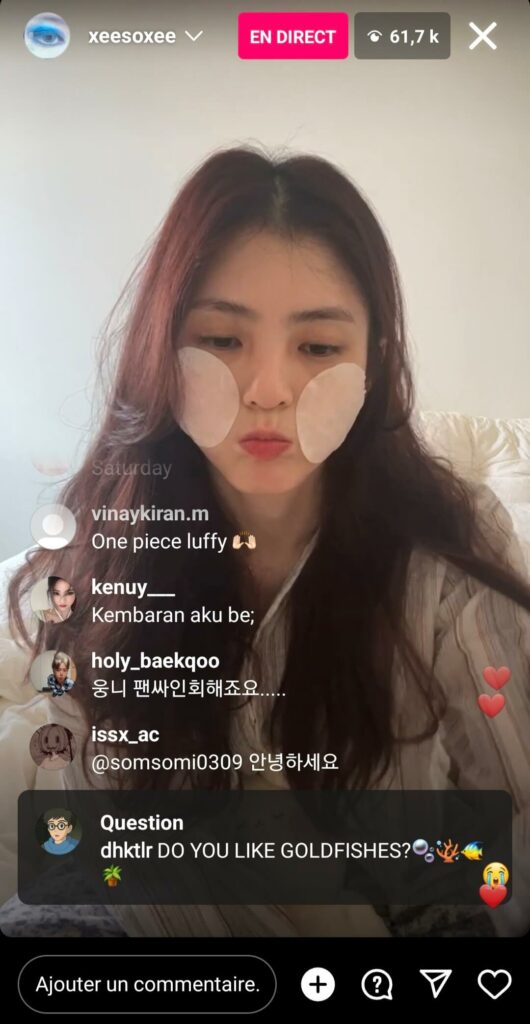 Han So-hee - instalive du 04 08 2023