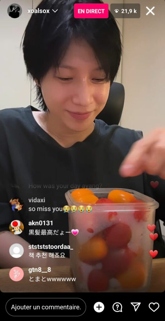 Lee Taemin instalive du 25 07 2023