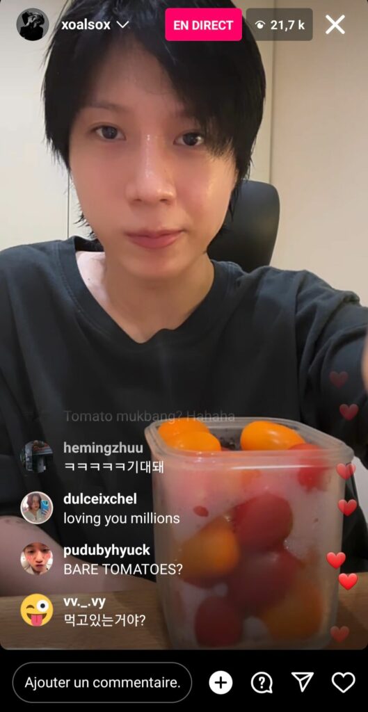 Lee Taemin instalive du 25 07 2023