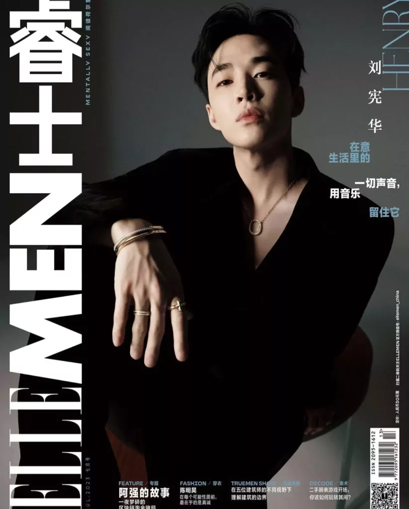 Henry Lau |Elle men China 2023