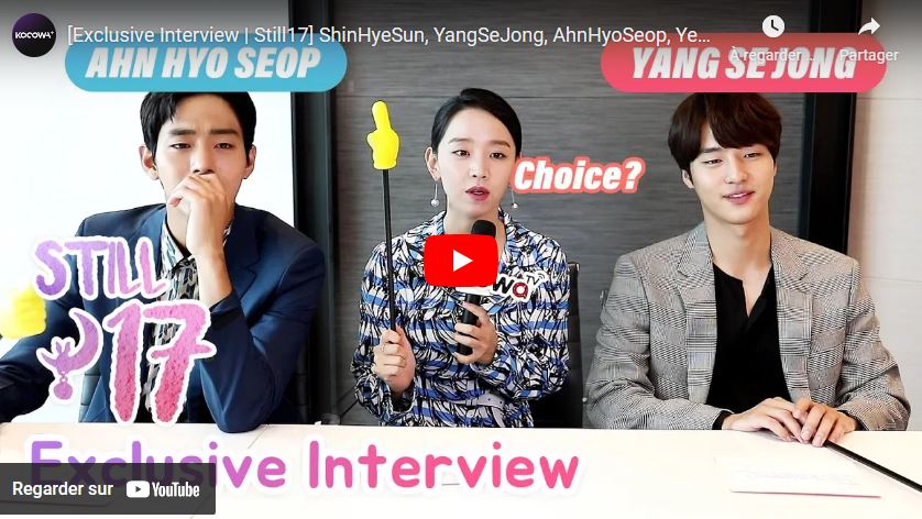 |KOCOWA TV - [Exclusive Interview | Still17] ShinHyeSun, YangSeJong, AhnHyoSeop, YeJiWon