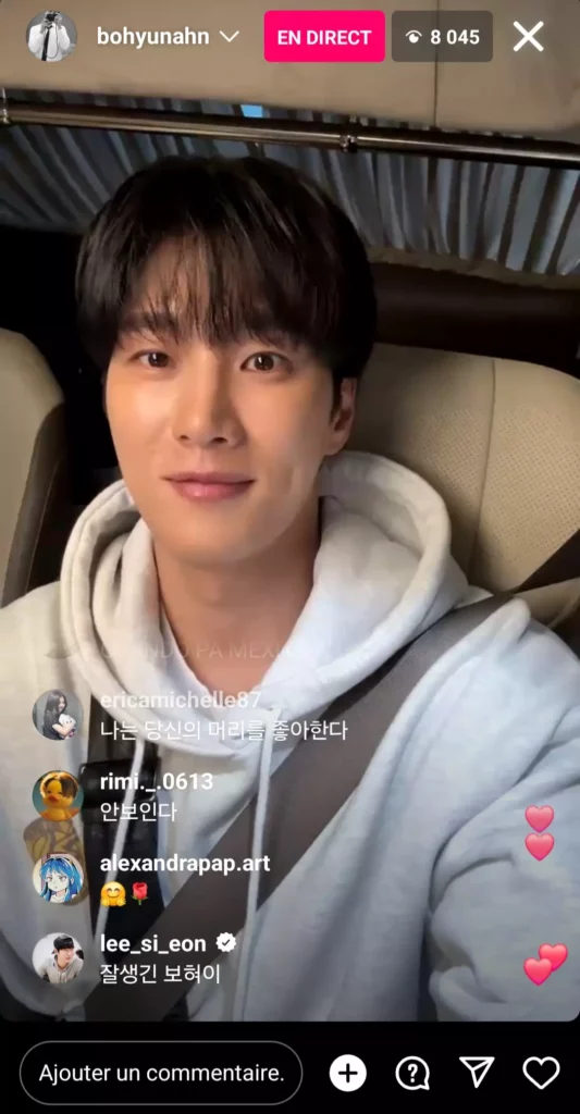 Ahn Bo-hyun - Instalive 2024