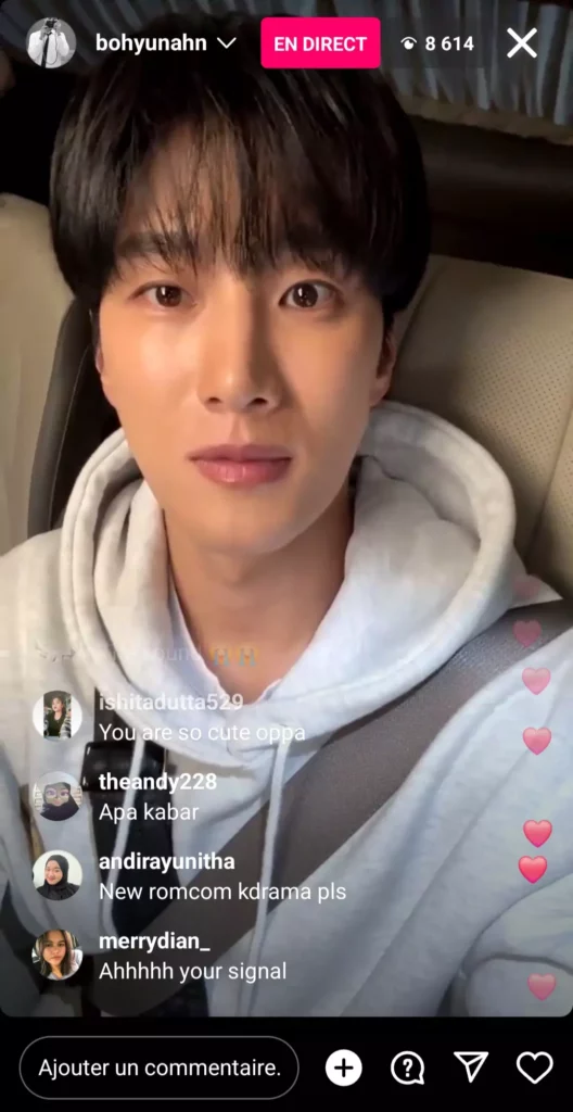 Ahn Bo-hyun - Instalive 2024