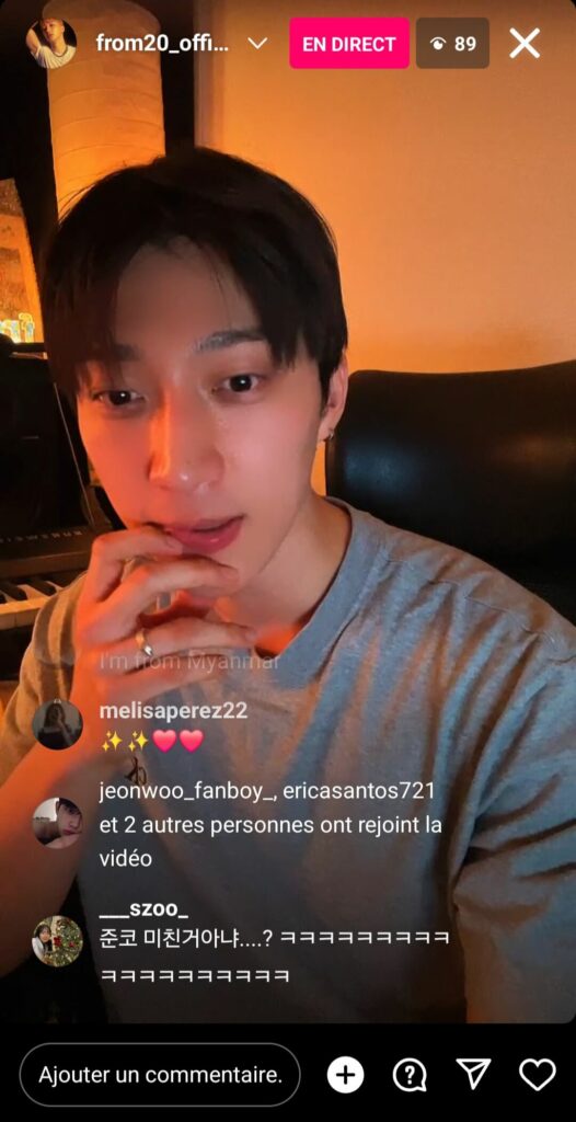 from20 instalive du 25 janvier 2024