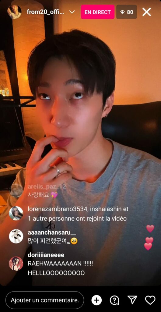 from20 instalive du 25 janvier 2024