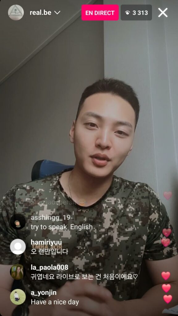 22/02/2024 Kim Min-jae instalive