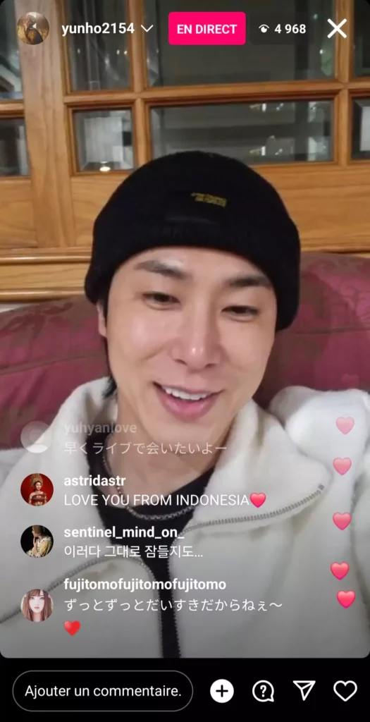 Yunho |Instalive du 06/02/2024 