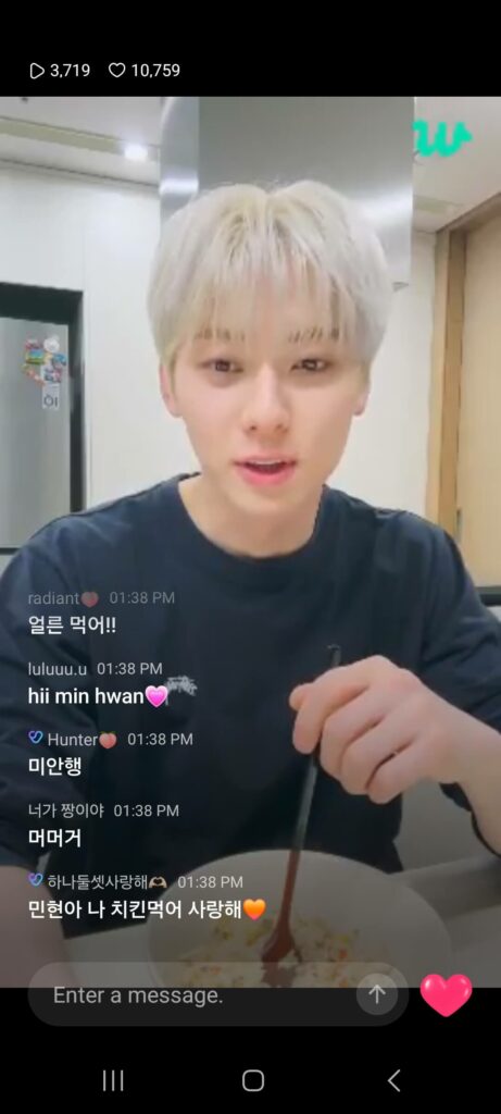 |Hwang Min-hyun - Weverse 09/03/2024