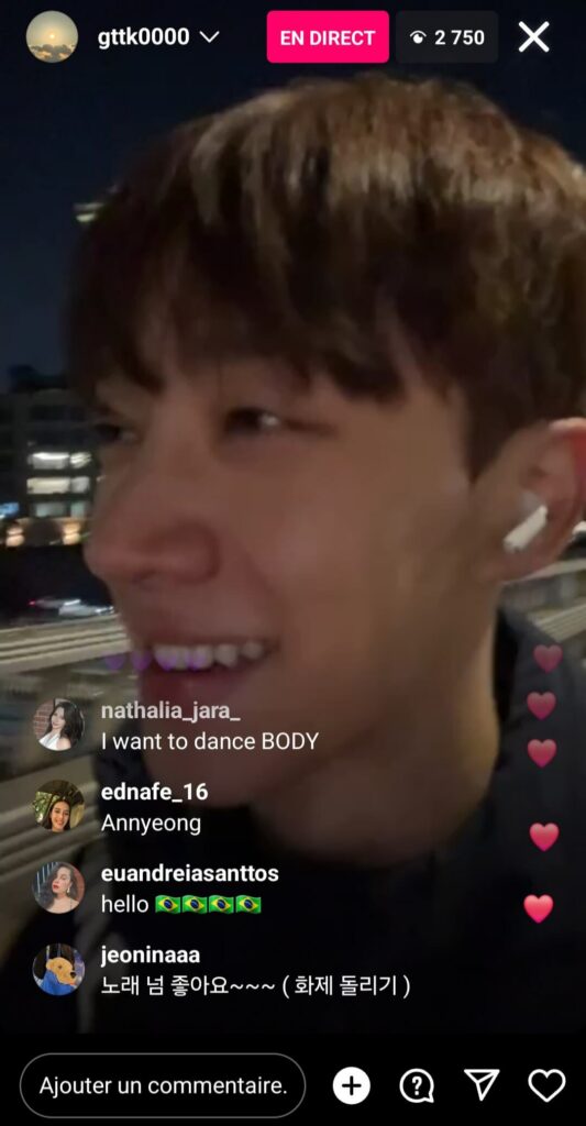 Lee Gi-Kwang - Instalive 11/03/2024