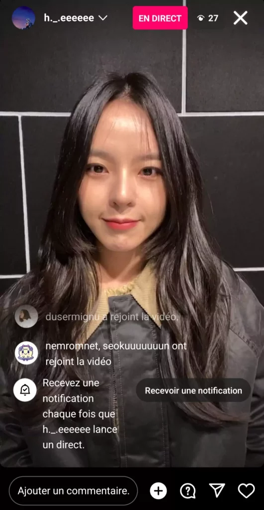 |Instalive Heo Jung-hee 28 février 2024