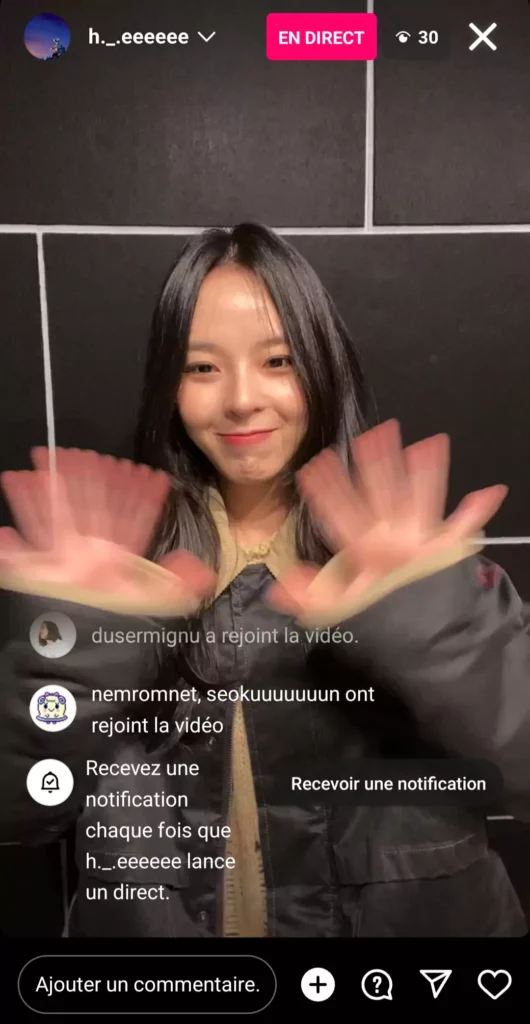 |Instalive Heo Jung-hee 28 février 2024