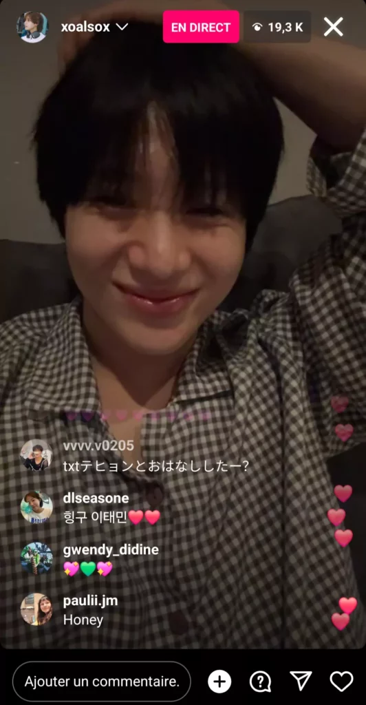 Taemin instalive 13 04 2024