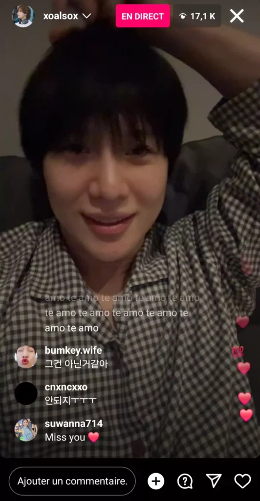 Taemin instalive 13 04 2024