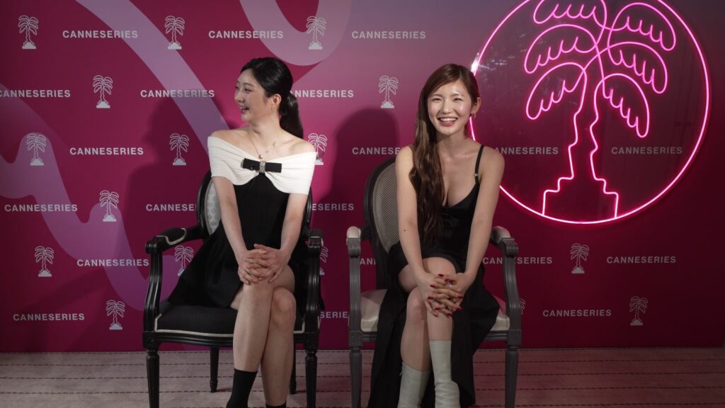 Nam Kyu-hee et Lee Eun-saem en interview pour Nuits Coréennes à Canneseries 2025 