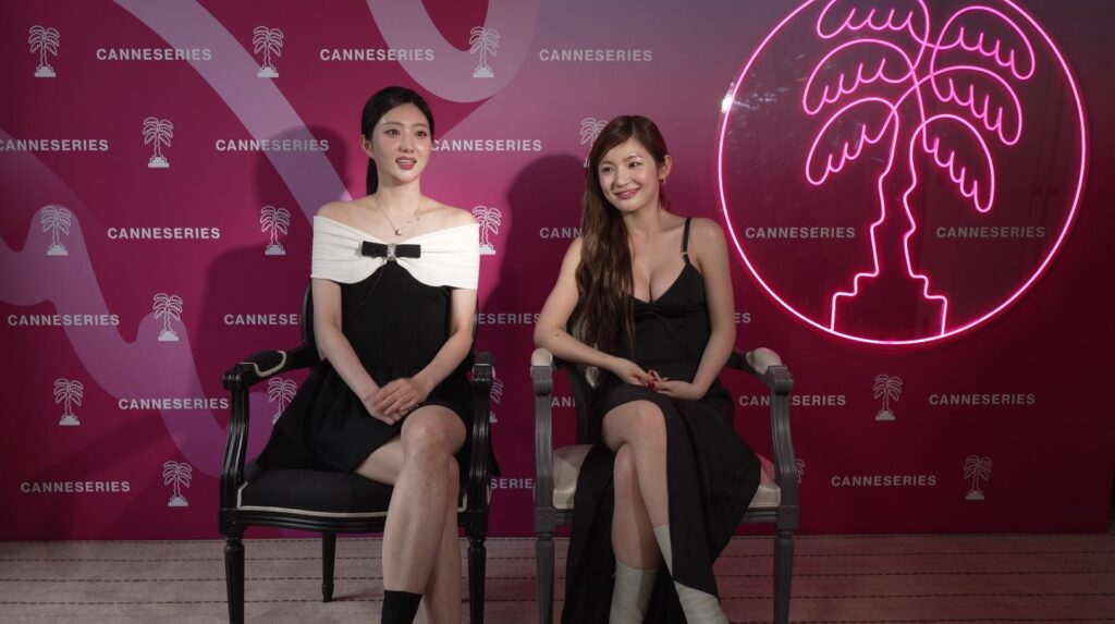Nam Kyu-hee et Lee Eun-saem en interview pour Nuits Coréennes à Canneseries 2025 
