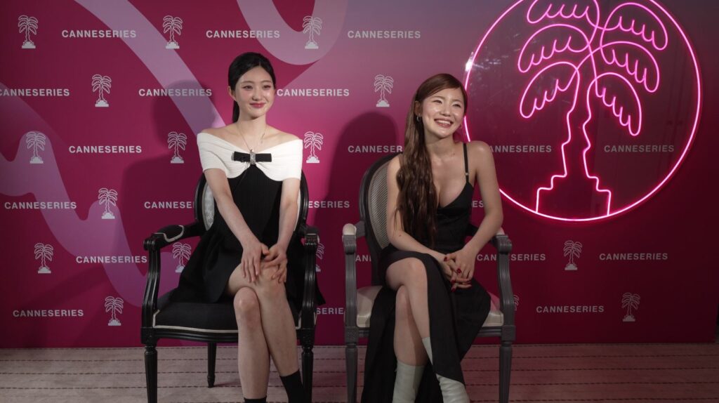 Nam Kyu-hee et Lee Eun-saem en interview pour Nuits Coréennes à Canneseries 2025 