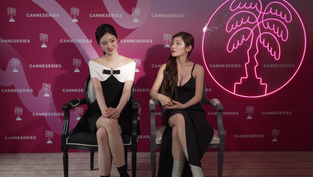 Nam Kyu-hee et Lee Eun-saem en interview pour Nuits Coréennes à Canneseries 2025 