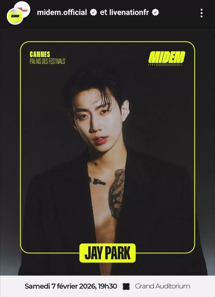 Jay Park Midem Cannes 2026