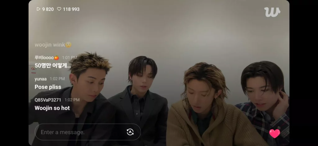 LNGshot Live Weverse 26 décembre 2025