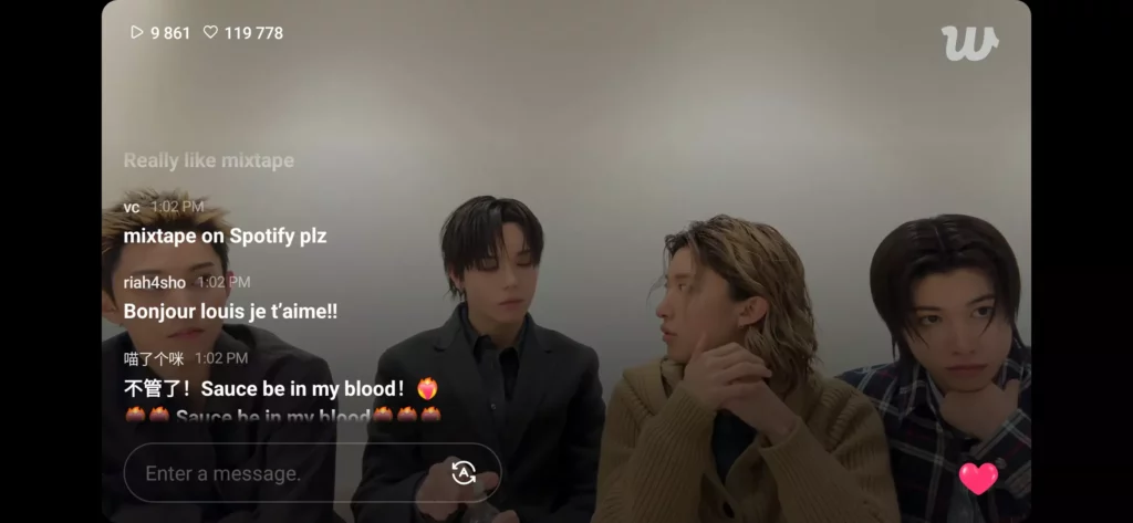 LNGshot Live Weverse 26 décembre 2025