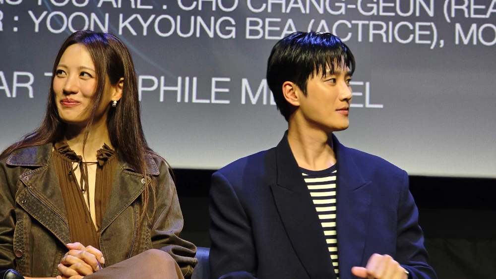 Claudia Kim et Ahn Bo-hyun à Canneseries 2026 - Photo Nikki Terlon