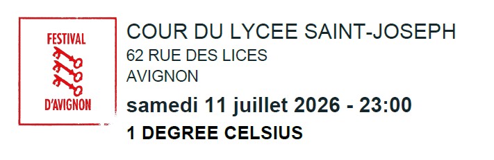 1 degree celsius - Avignon